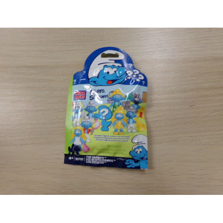 Sobre pitufos. Sin uso.