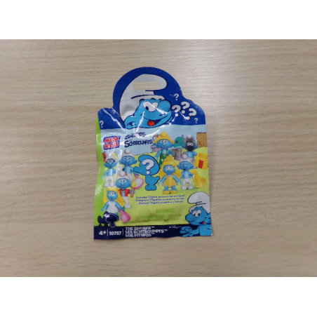 Sobre pitufos. Sin uso.