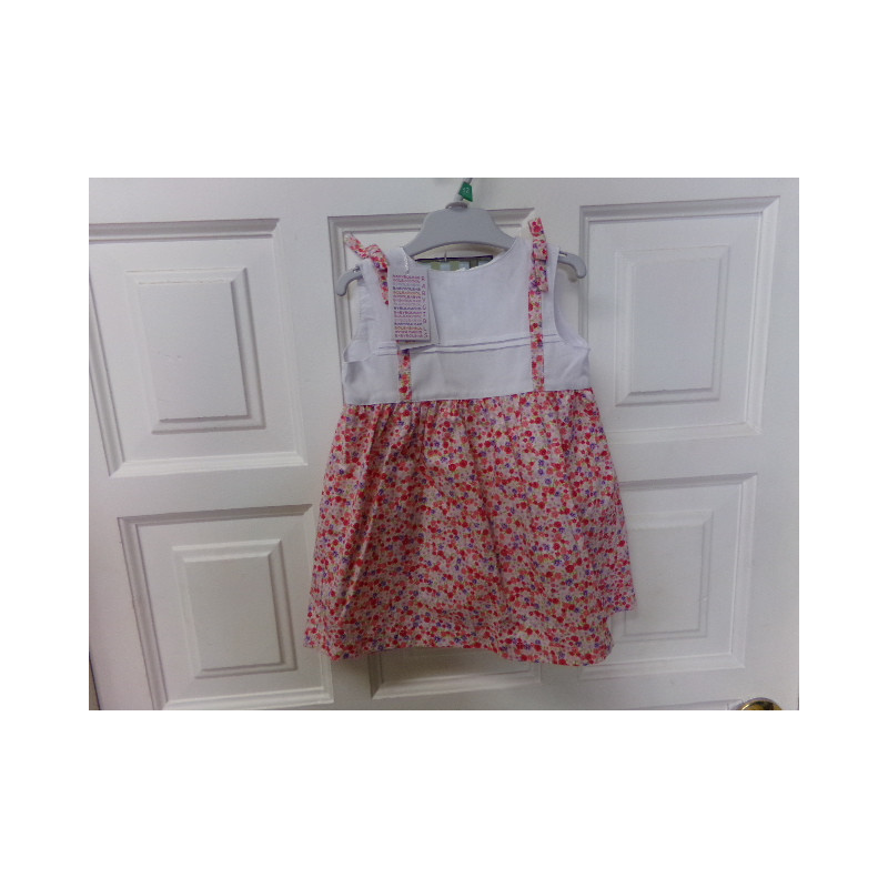 Vestido con capota y bragola, 12 meses. A estrenar.