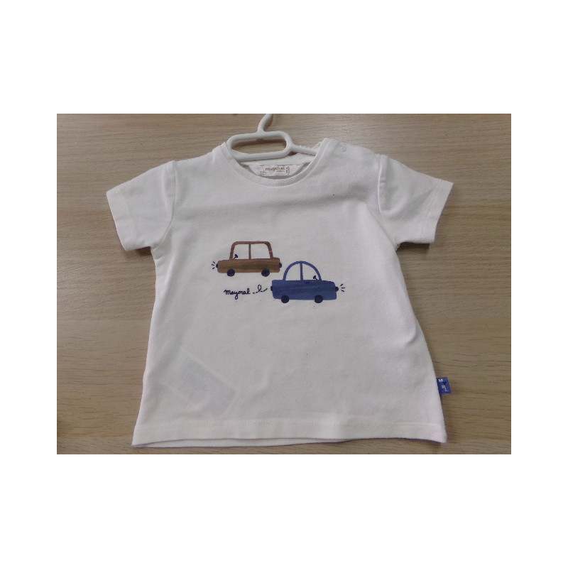 Peto y camiseta Mayoral 2-4 meses. Segunda mano.