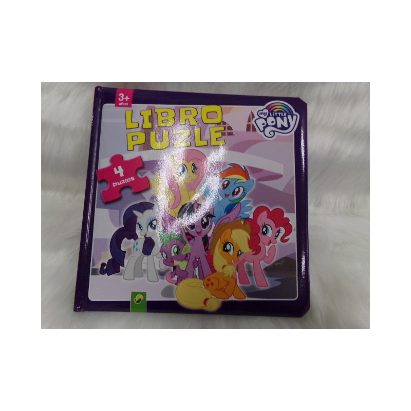 Libro puzzle Little Pony. Segunda mano.