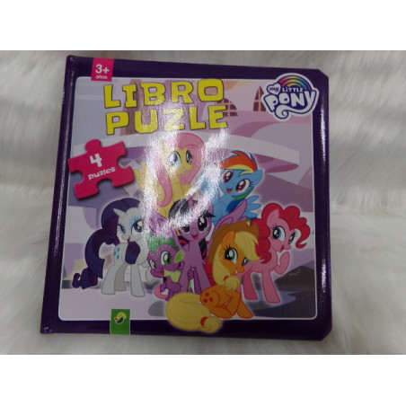 Libro puzzle Little Pony. Segunda mano.