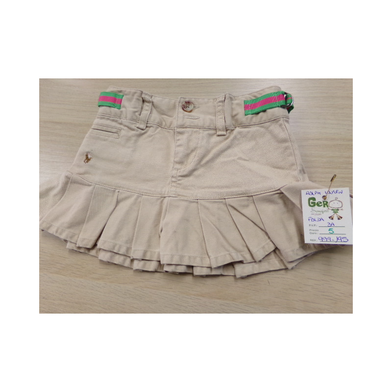 Falda Ralph Lauren  3 años. Segunda mano.