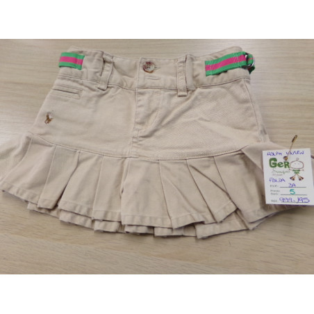 Falda Ralph Lauren  3 años. Segunda mano.