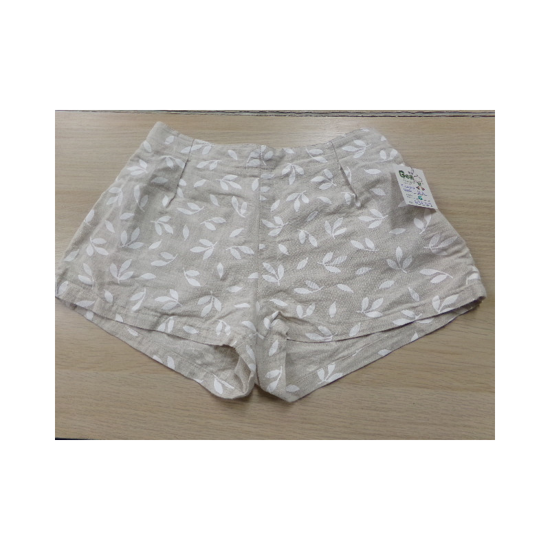 Pantalón corto lino 12 años. Segunda mano.
