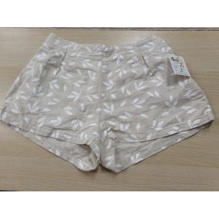 Pantalón corto lino 12 años. Segunda mano.