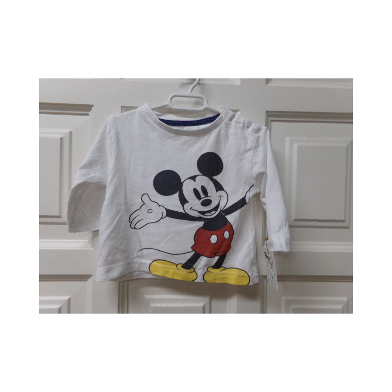 Camiseta Mickey 3 meses. Segunda mano.