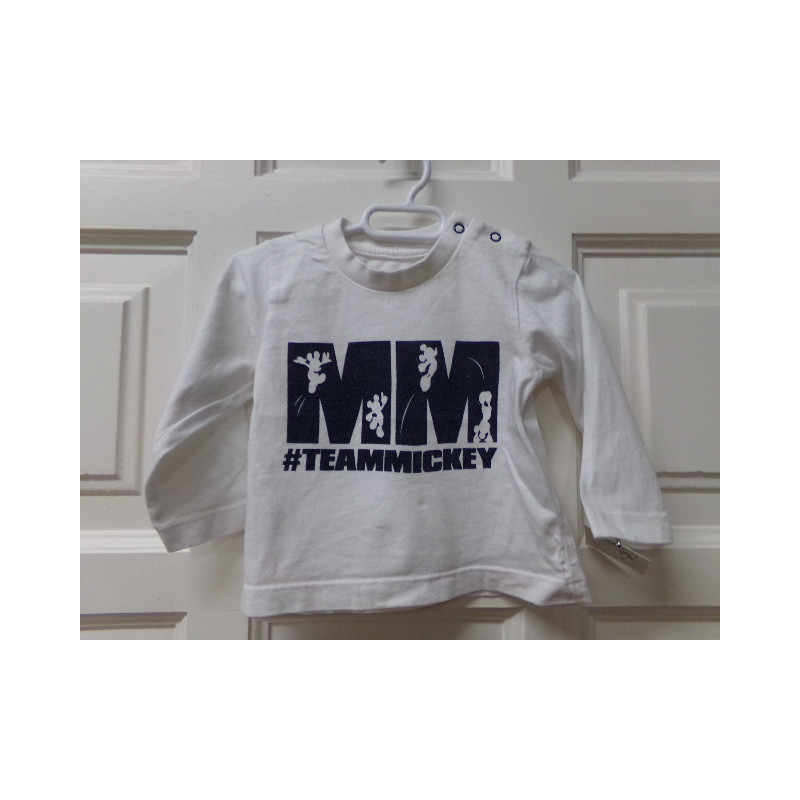 Camiseta 3 mese Mickey. Segunda mano.