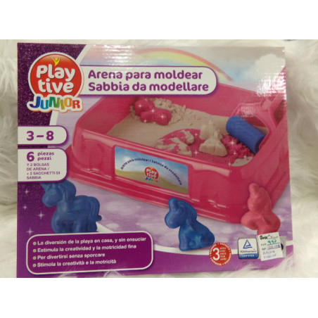 Arena para moldear. Segunda mano.