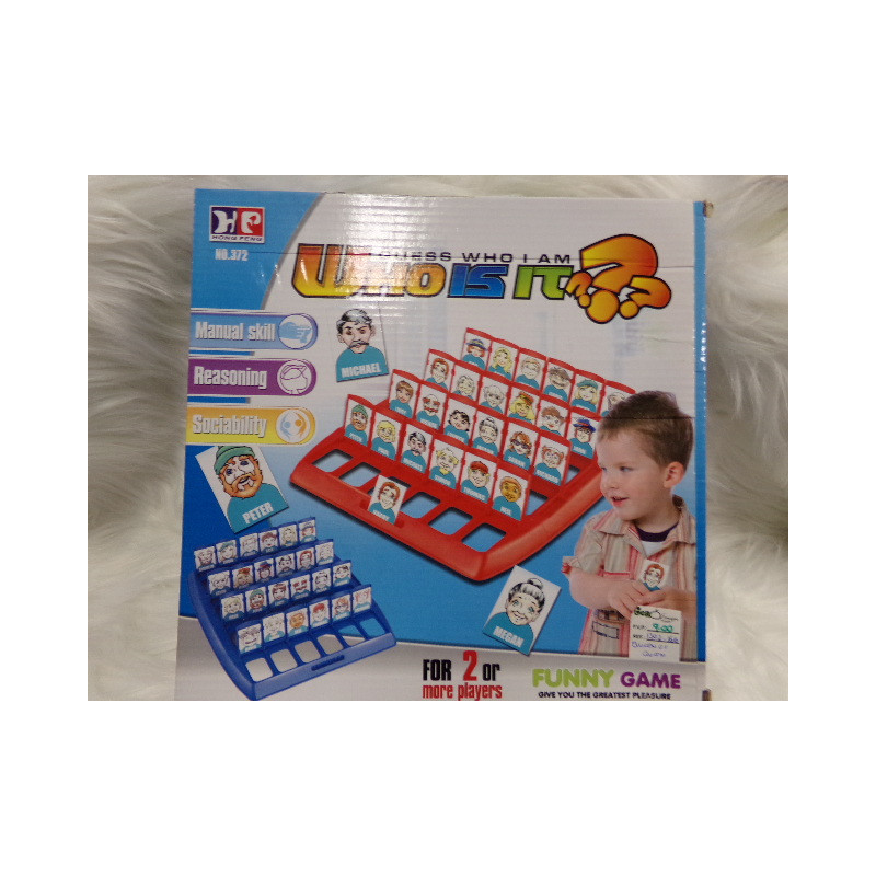 Juego quién es quién. Segunda mano.
