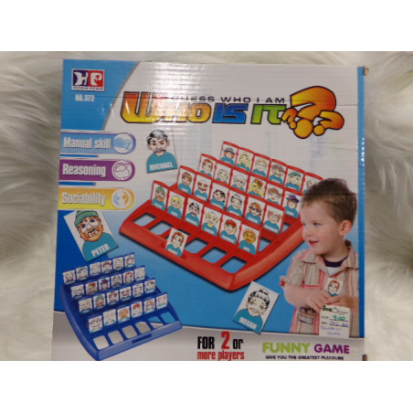 Juego quién es quién. Segunda mano.