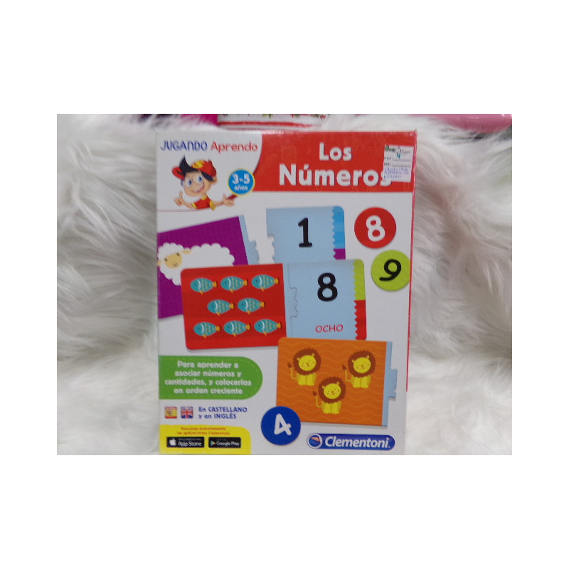 Puzzle aprendo números, Clementoni. Segunda mano.
