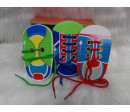 Juego para aprender atar cordones. Segunda mano.