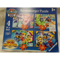 4 puzzles progresivos Patrulla canina. Segunda mano.