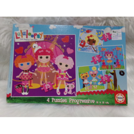 4 puzzles progresivos. Segunda mano.