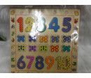 Puzzle números de madera. Segunda mano.