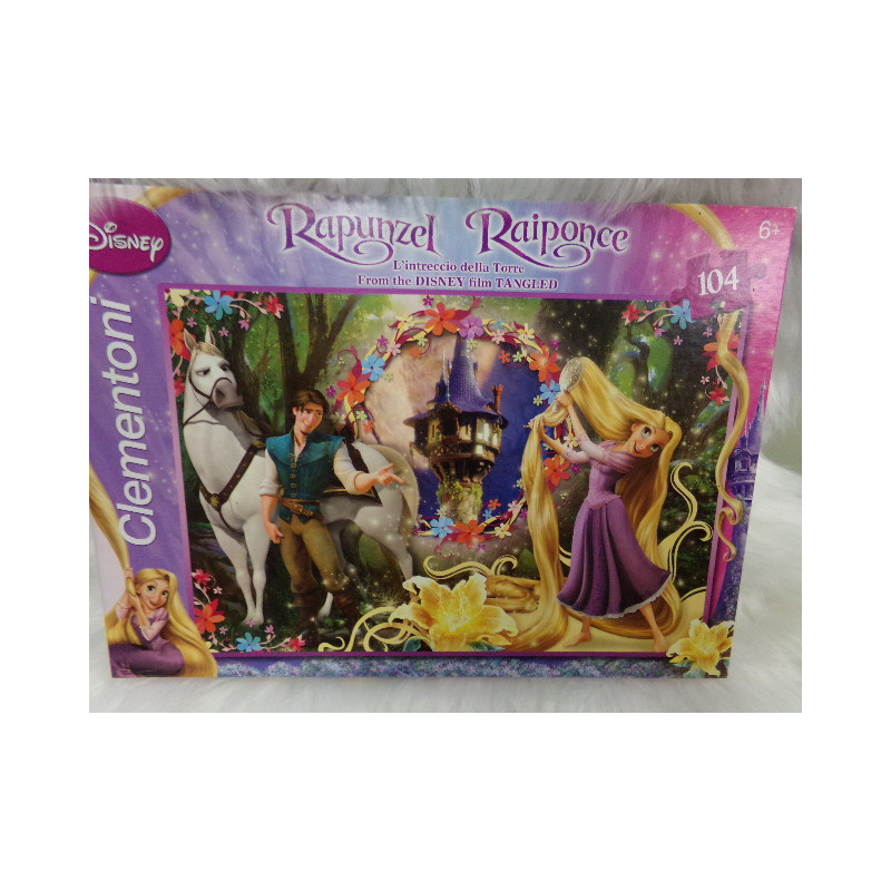 Puzzle Rapunzel 104 piezas. Segunda mano.