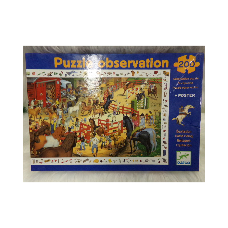 Puzzle 200 piezas Djeco. Segunda mano.