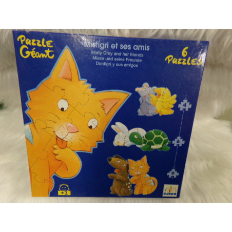 Puzzle Dontigri y sus amigos Djeco. Segunda mano.