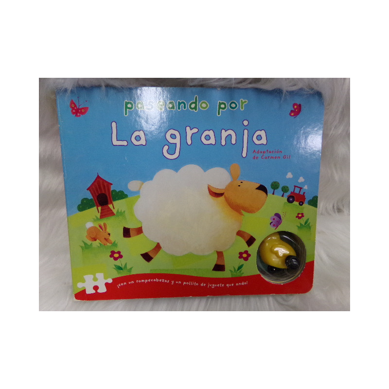 Libro paseando por la granja. Segunda mano.