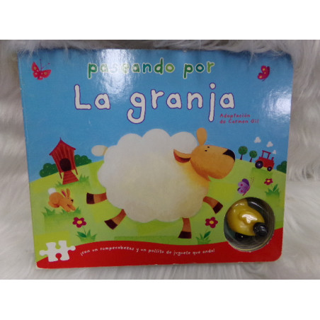 Libro paseando por la granja. Segunda mano.