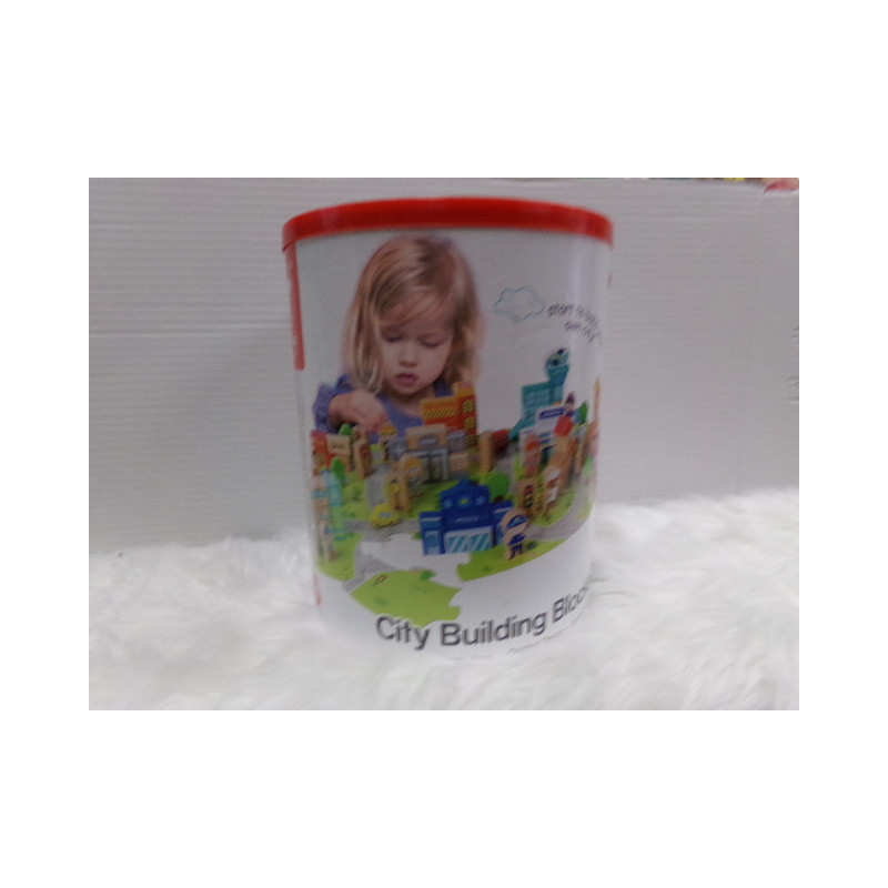 Bloques de construcción ciudad. Segunda mano.