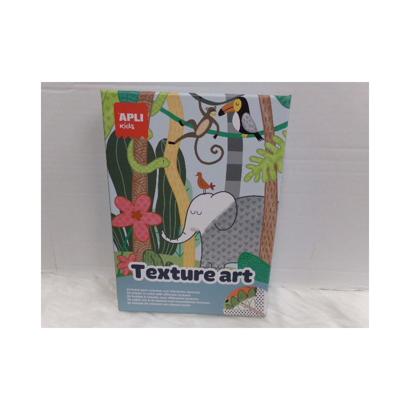 Juego texture art Apli. Segunda mano.