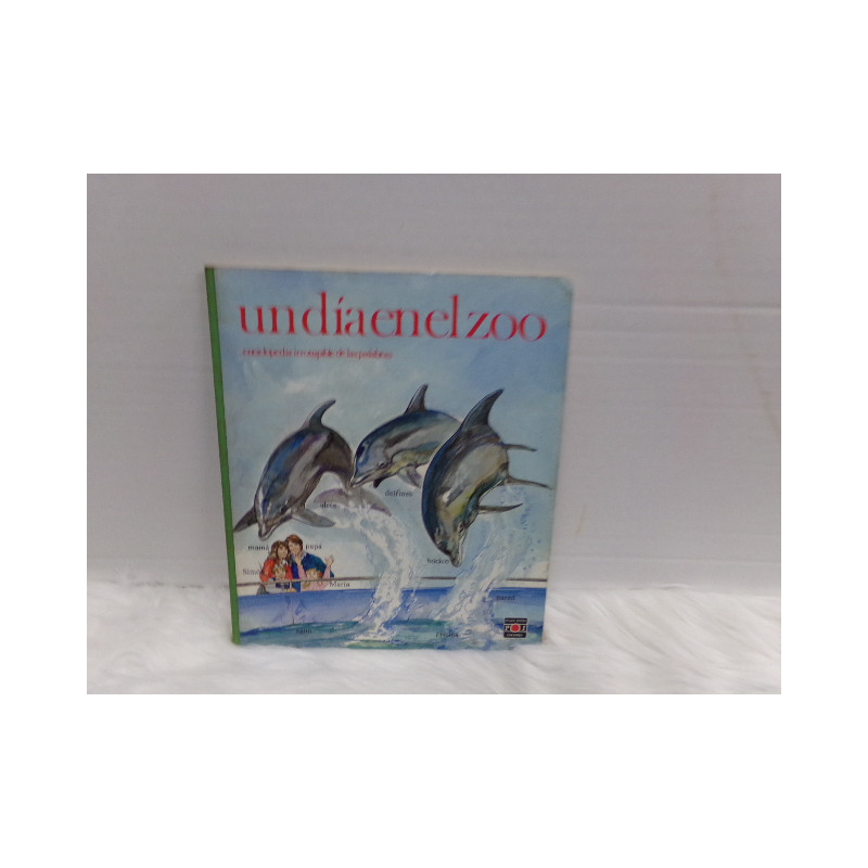 Libro un día en el zoo. Segunda mano.