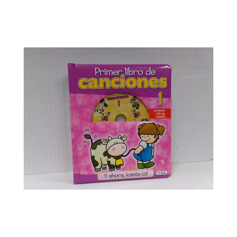 Primer libro de canciones, con CD. Segunda mano.