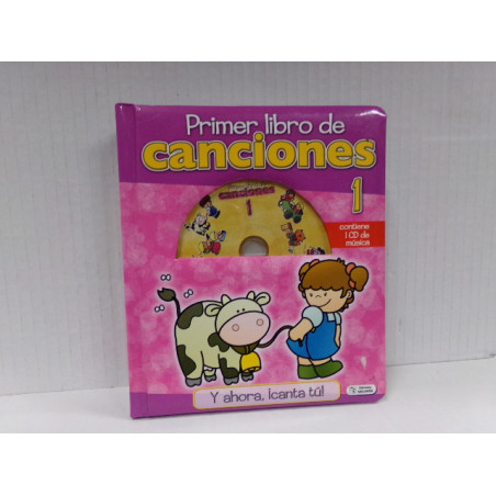 Primer libro de canciones, con CD. Segunda mano.