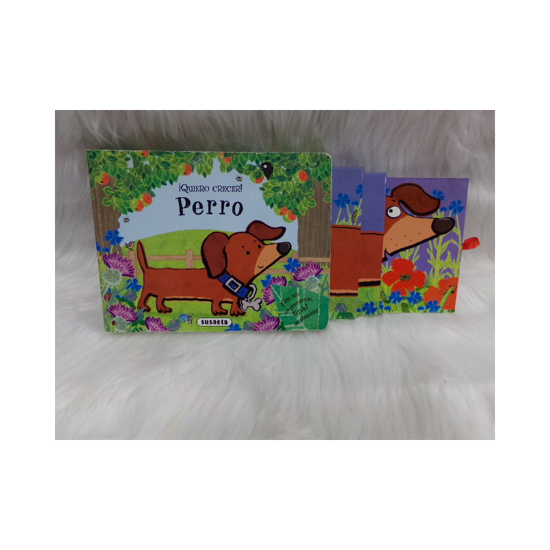 Libro quiero crecer, perro. Susaeta. Segunda mano.