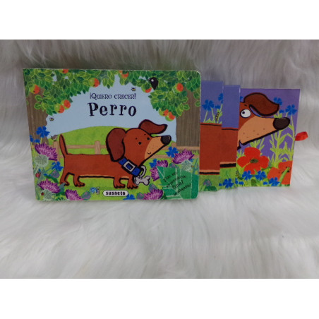 Libro quiero crecer, perro. Susaeta. Segunda mano.