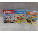3 libros, entre piratas, en el aeropuerto y en la obra. Segunda mano.