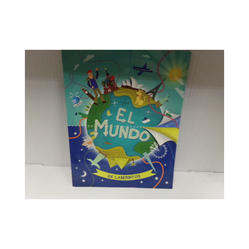 Libro el mundo. En laberintos. Segunda mano.