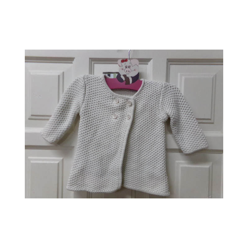 Abrigo punto 12 meses. Segunda mano.