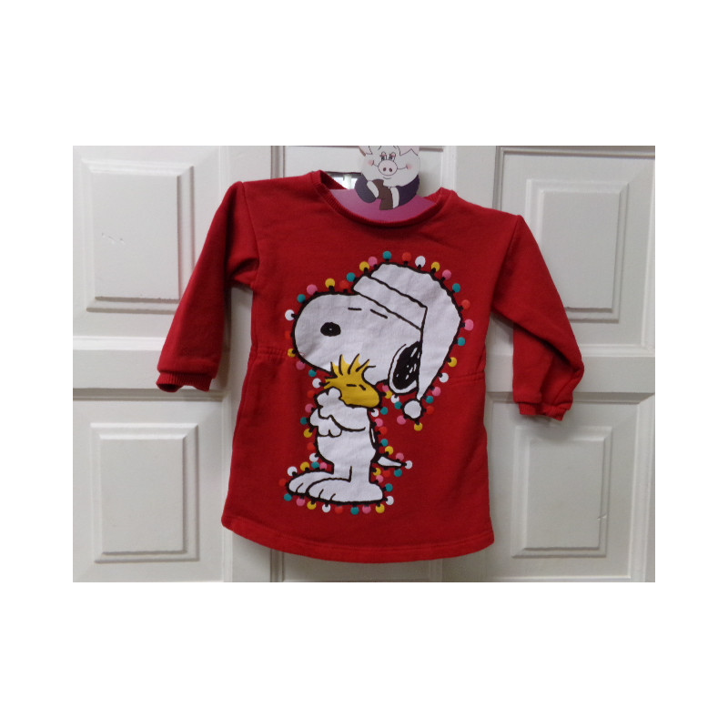 Vestido sudadera 12-18 meses. Segunda mano.