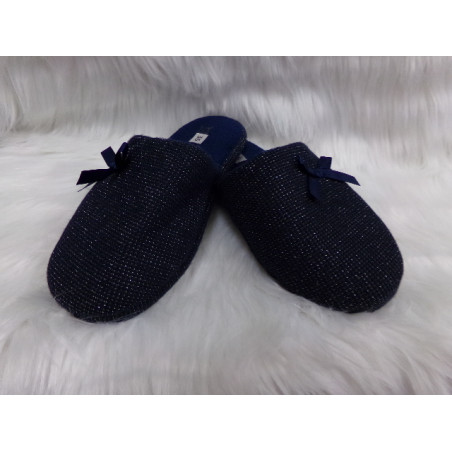 Zapatillas casa nº 36 azul marino. Segunda mano.