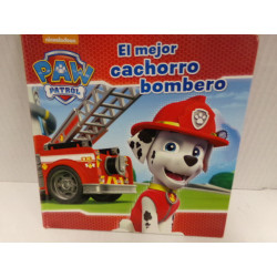 Libro el mejor cachorro bombero. Patrulla canina. Segunda mano.