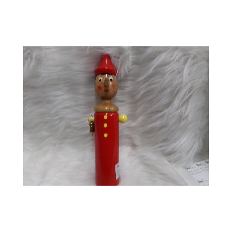 Hucha madera pinocho. Segunda mano.