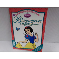 Libro con juegos y actividades a todo color Blancanieves y los 7 enanitos. Sin uso.