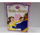 Libro con juegos y actividades a todo color La Bella y la Bestia. Sin uso.