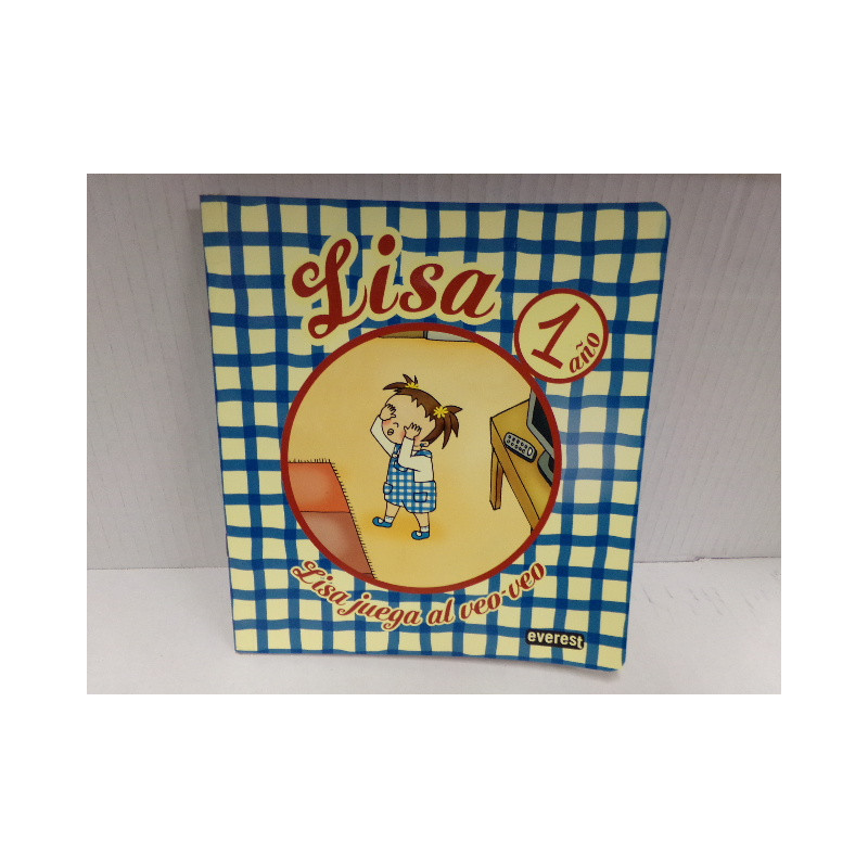 Libro Lisa juega al veo veo. Segunda mano.