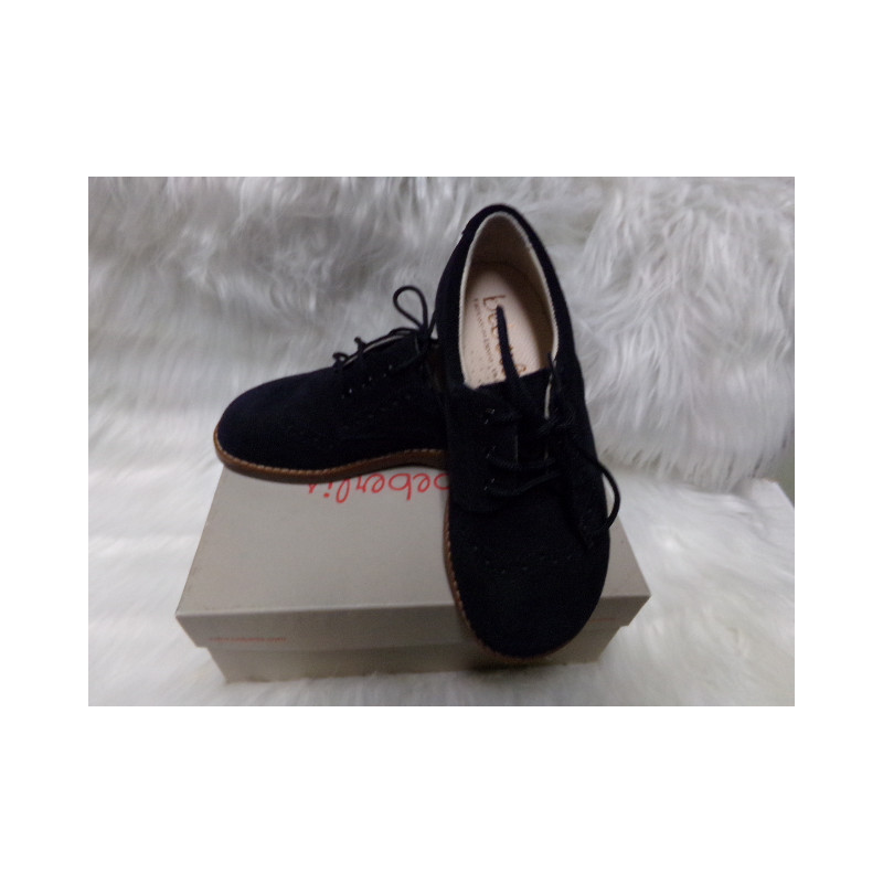 Zapatos piel vuelta azul marino nº 27 Beberlis. A estrenar.