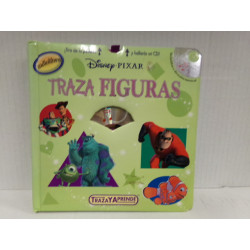 Audio libro Traza Figuras Disney. Segunda mano.