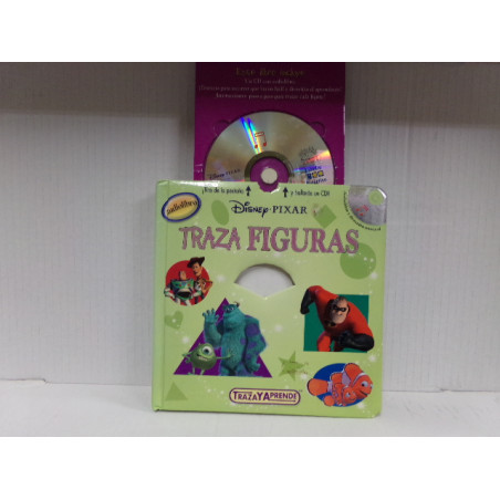 Audio libro Traza Figuras Disney. Segunda mano.