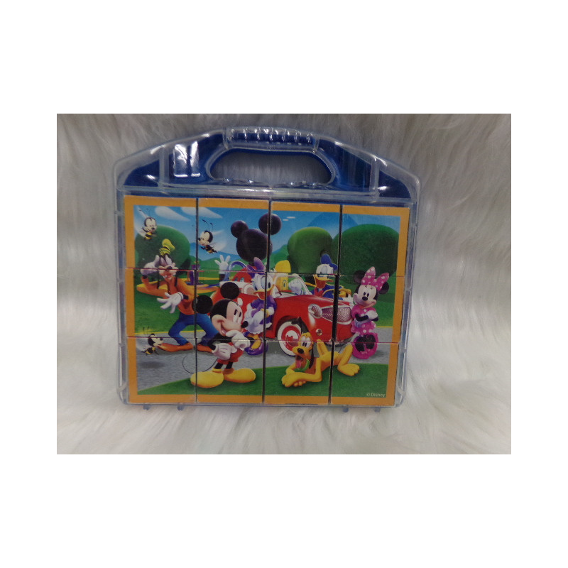 Puzzle cubos Mickey Clementoni. Segunda mano.