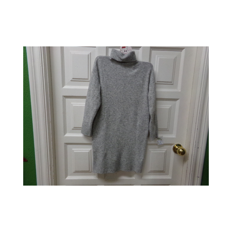 Vestido gris punto 8 años. Segunda mano.