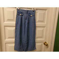 Pantalón vaquero ancho Zara 8 años. Segunda mano.