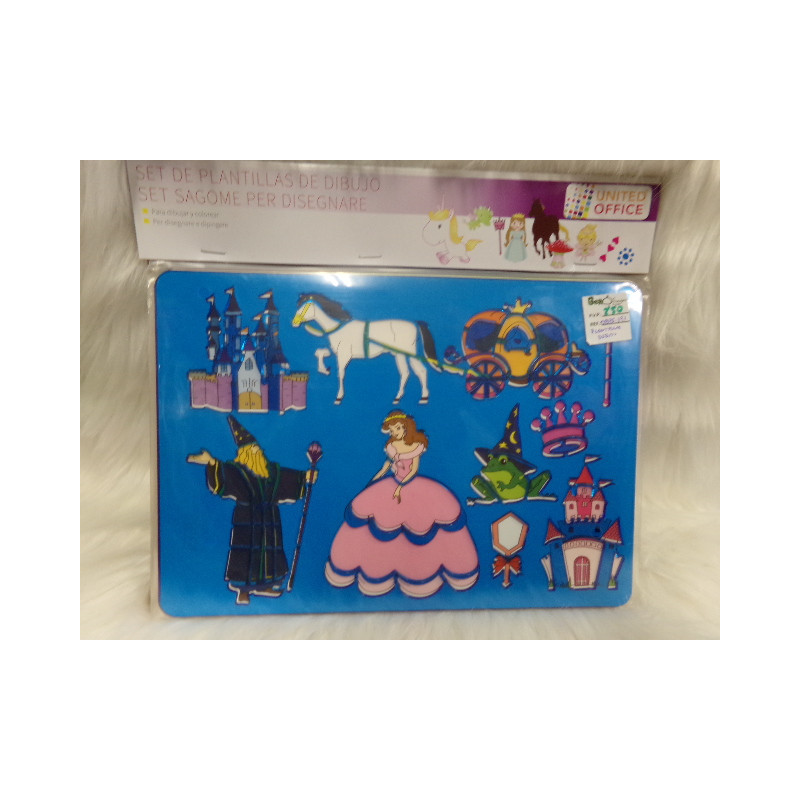 Plantillas para dibujar. Sin uso.