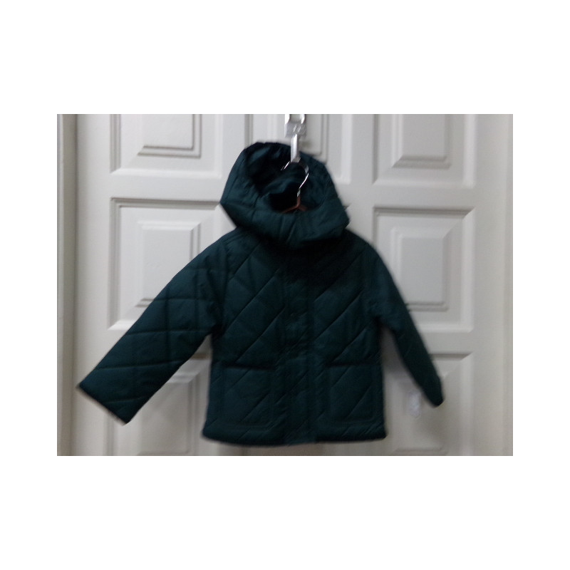 Chaquetón verde 1-2 años. Segunda mano.